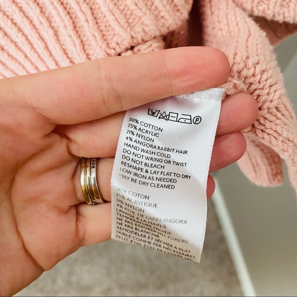 BDG by Urban Outfitters Knit Sweater Pink Sz Small - Picture 6 of 9